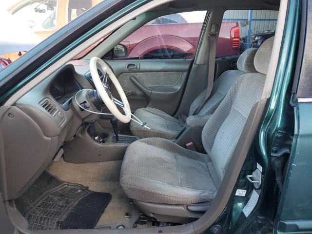 2HGEJ6617YH556174 - 2000 HONDA CIVIC BASE Yaşıl foto 7
