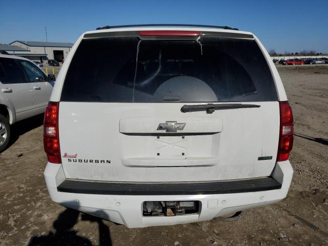 1GNUKJE3XAR124401 - 2010 CHEVROLET SUBURBAN K1500 LT WHITE photo 6