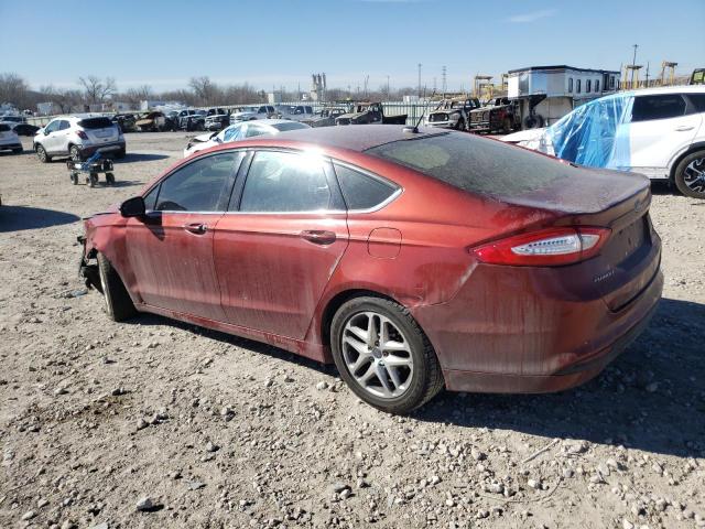 3FA6P0H79ER254116 - 2014 FORD FUSION SE RED photo 2