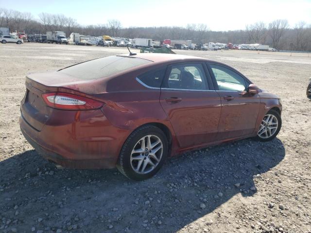 3FA6P0H79ER254116 - 2014 FORD FUSION SE RED photo 3