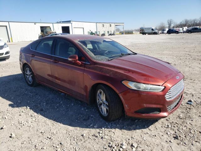 3FA6P0H79ER254116 - 2014 FORD FUSION SE RED photo 4