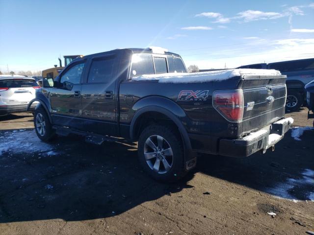 1FTFW1ET1EFA64909 - 2014 FORD F150 SUPERCREW BLACK photo 2