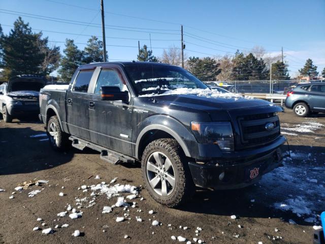 1FTFW1ET1EFA64909 - 2014 FORD F150 SUPERCREW BLACK photo 4