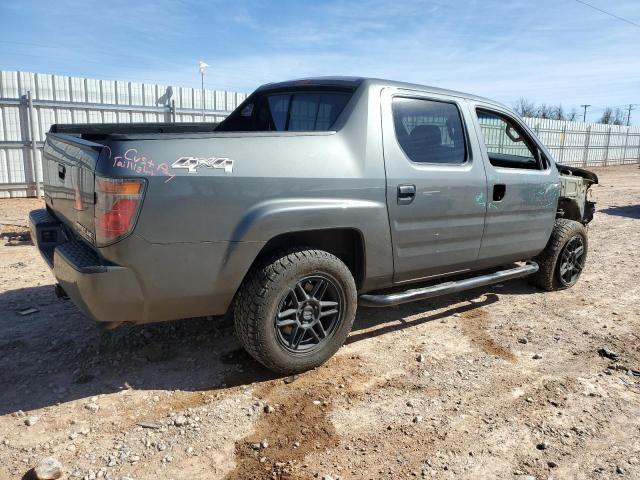 2HJYK16267H506204 - 2007 HONDA RIDGELINE RT GRAY photo 3