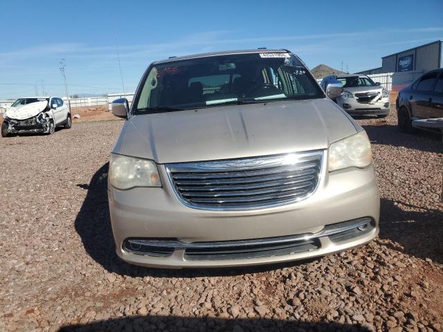 2C4RC1CG9CR245273 - 2012 CHRYSLER TOWN & COU TOURING L BEIGE photo 5