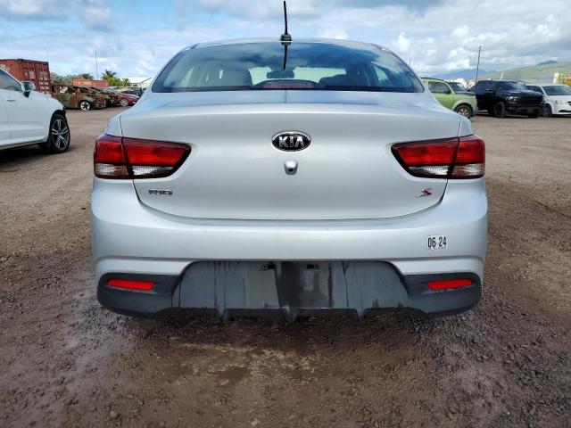 3KPA24AD8LE274632 - 2020 KIA RIO LX SILVER photo 6