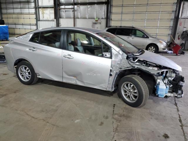 JTDKBRFU8H3574583 - 2017 TOYOTA PRIUS SILVER photo 4