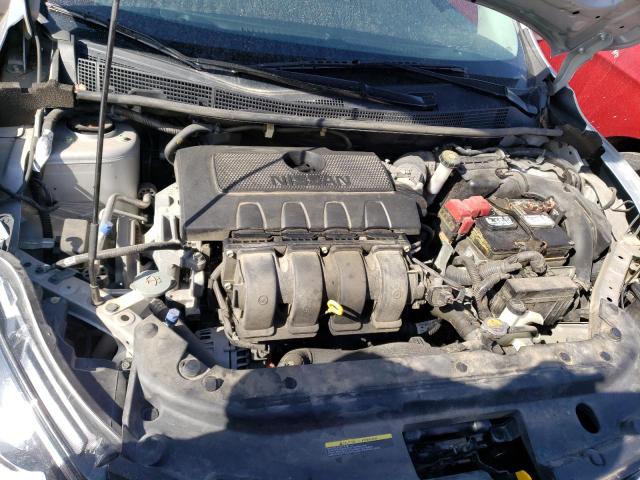 3N1AB7AP0KY215618 - 2019 NISSAN SENTRA S SILVER photo 11