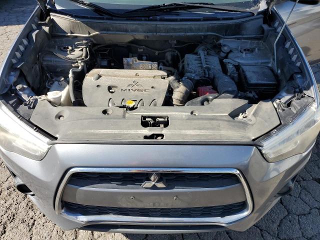 4A4AP3AU9DE004598 - 2013 MITSUBISHI OUTLANDER ES GRAY photo 11