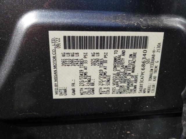 5N1BT3CA7PC686340 - 2023 NISSAN ROGUE SL GRAY photo 13