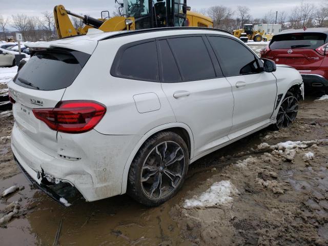 5YMTS0C07L9B81952 - 2020 BMW X3 M COMPETITION WHITE photo 3