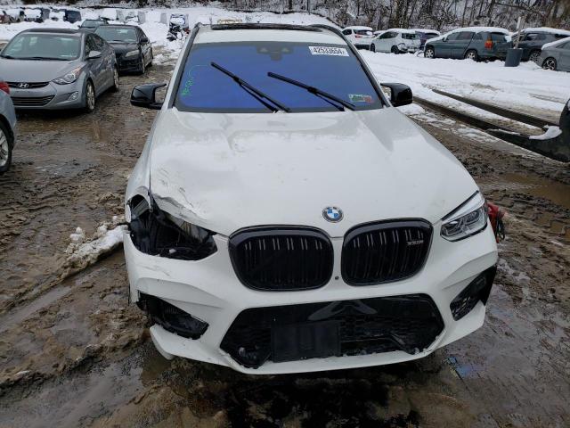 5YMTS0C07L9B81952 - 2020 BMW X3 M COMPETITION WHITE photo 5