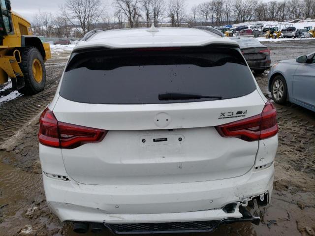5YMTS0C07L9B81952 - 2020 BMW X3 M COMPETITION WHITE photo 6