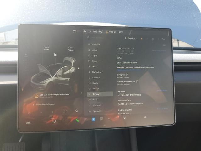 5YJ3E1EB2SF875616 - 2025 TESLA MODEL 3 银色 照片 9