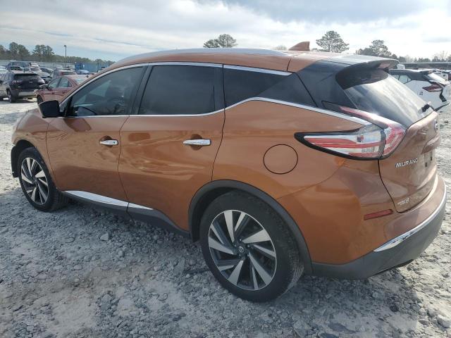 5N1AZ2MG5HN124532 - 2017 NISSAN MURANO S ORANGE photo 2