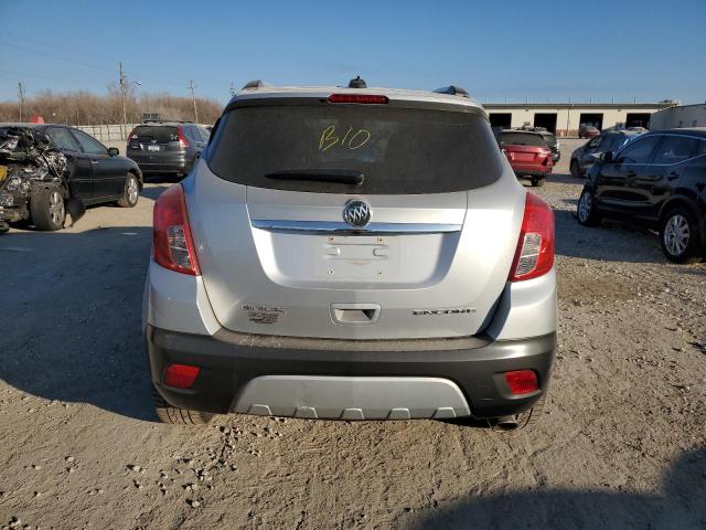 KL4CJASB0GB647988 - 2016 BUICK ENCORE SILVER photo 6