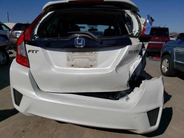 JHMGK5H5XHS015996 - 2017 HONDA FIT LX WHITE photo 6