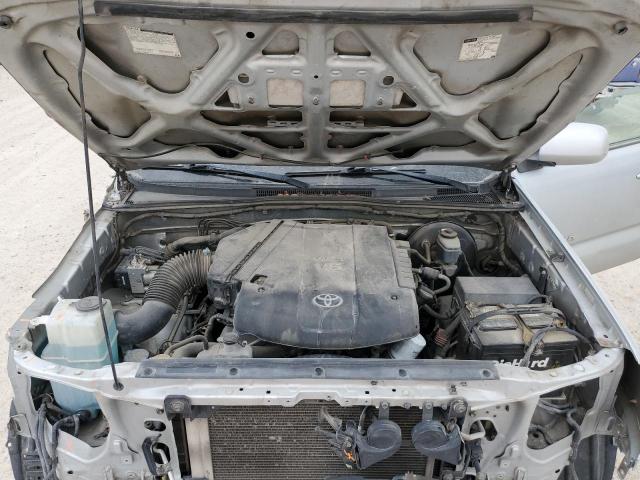 3TMJU62NX8M053222 - 2008 TOYOTA TACOMA DOU SILVER photo 11