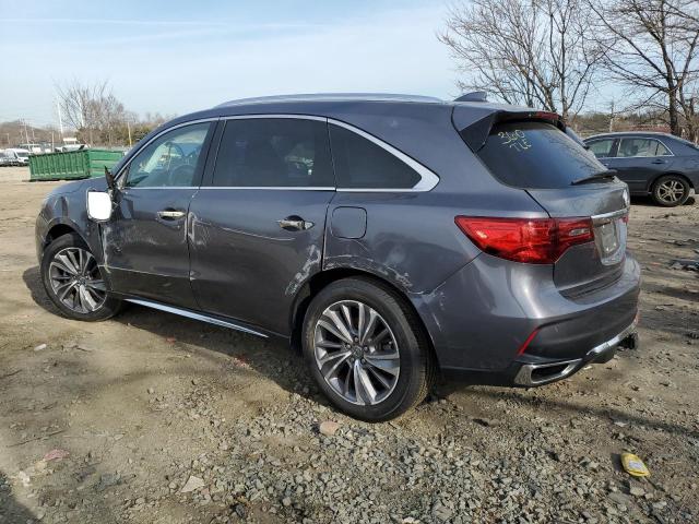 5J8YD4H51JL025280 - 2018 ACURA MDX TECHNOLOGY GRAY photo 2