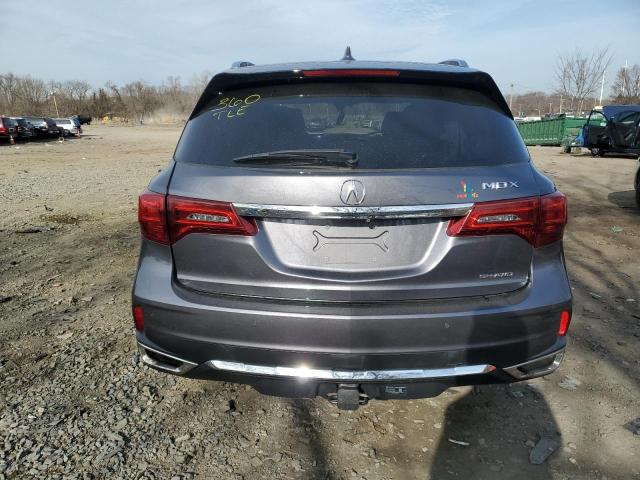 5J8YD4H51JL025280 - 2018 ACURA MDX TECHNOLOGY GRAY photo 6