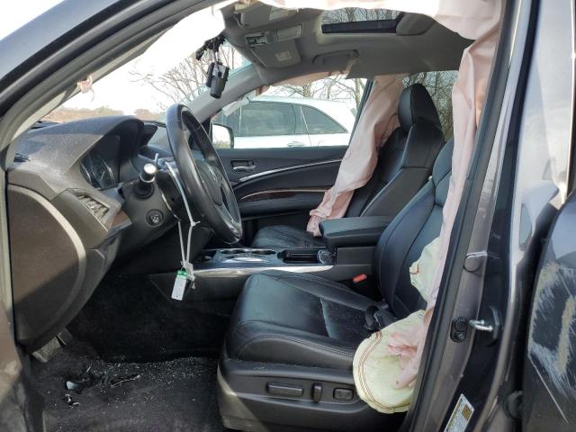 5J8YD4H51JL025280 - 2018 ACURA MDX TECHNOLOGY GRAY photo 7