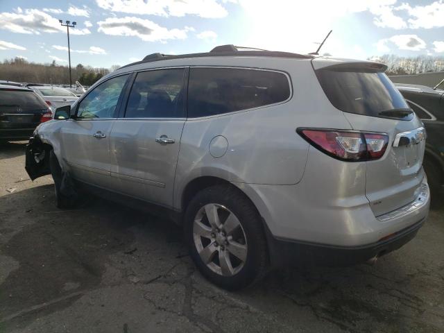 1GNKVLKD0DJ107942 - 2013 CHEVROLET TRAVERSE LTZ SILVER photo 2