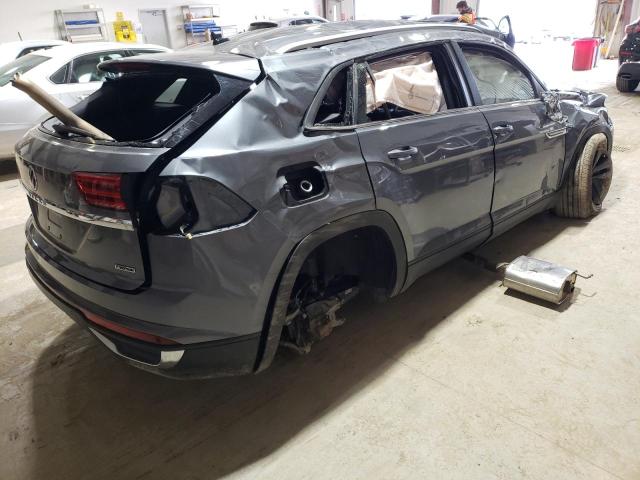 1V2HC2CA5NC226257 - 2022 VOLKSWAGEN ATLAS CROS SE ნაცრისფერი ფოტო 3