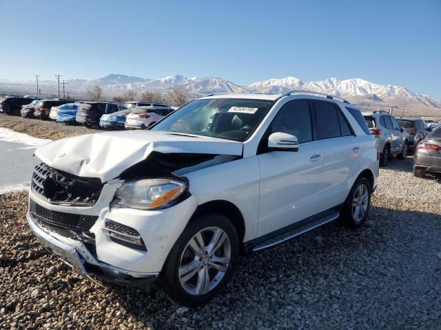 4JGDA5HB8FA601009 - 2015 MERCEDES-BENZ ML 350 4MATIC WHITE photo 1
