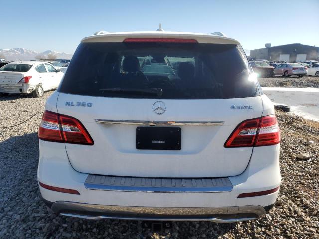 4JGDA5HB8FA601009 - 2015 MERCEDES-BENZ ML 350 4MATIC WHITE photo 6