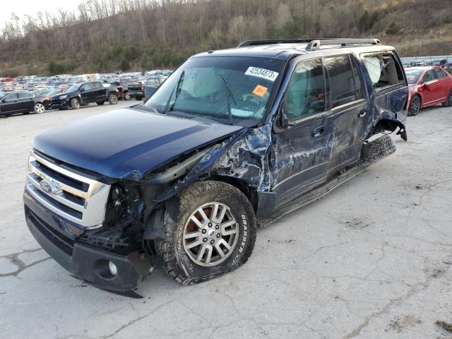 1FMJK1F59BEF54484 - 2011 FORD EXPEDITION EL XL BLUE photo 1