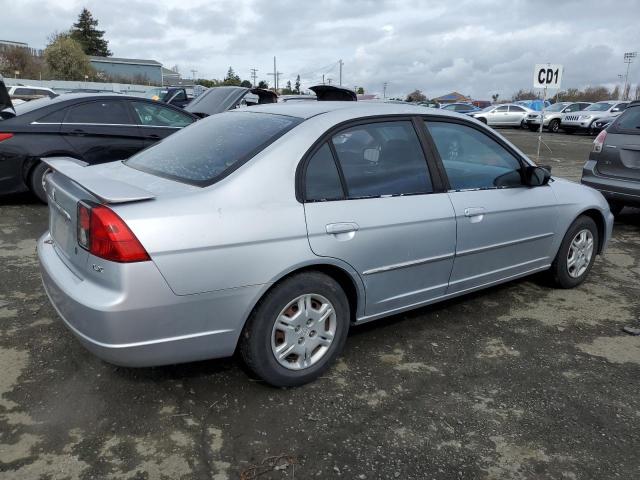 2HGES16572H609871 - 2002 HONDA CIVIC LX SILVER photo 3