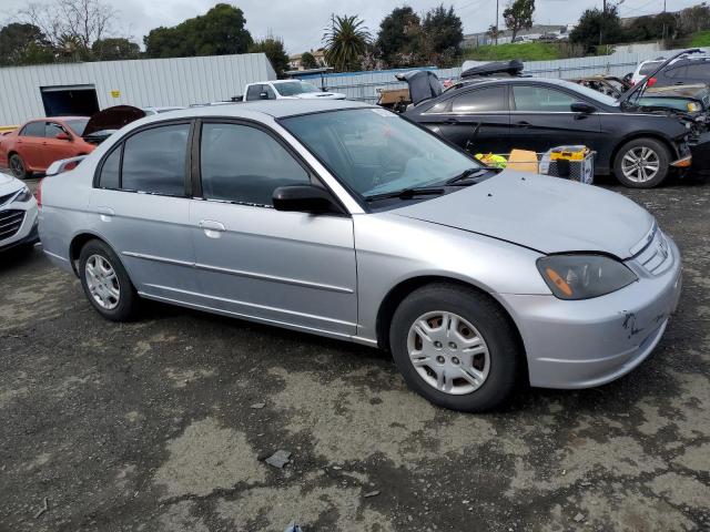 2HGES16572H609871 - 2002 HONDA CIVIC LX SILVER photo 4