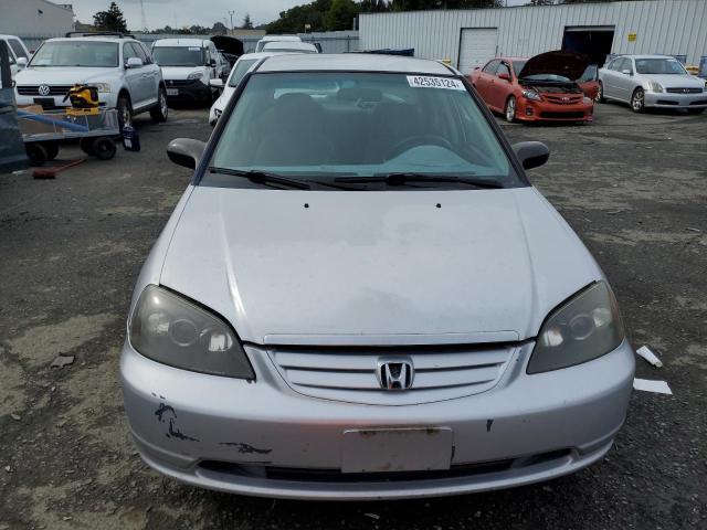 2HGES16572H609871 - 2002 HONDA CIVIC LX SILVER photo 5