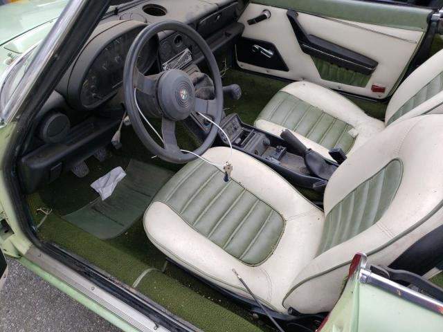 ZARBA5416G1042933 - 1986 ALFA ROMEO VELOCE 2000 SPIDER GREEN photo 7