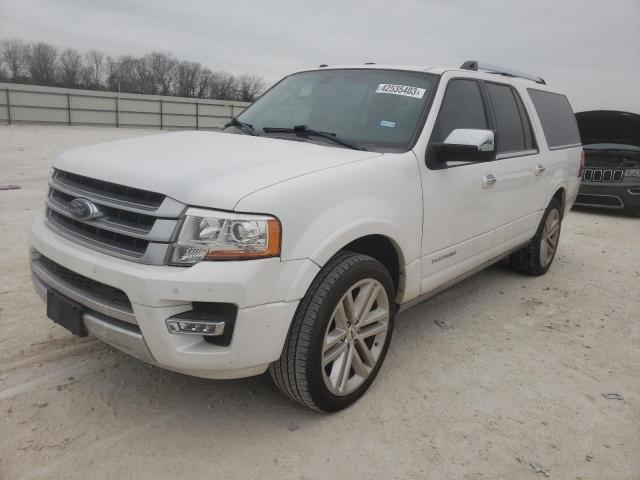 1FMJK1LT2FEF14269 - 2015 FORD EXPEDITION EL PLATINUM WHITE photo 1