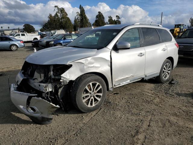 5N1AR2MM4EC623206 - 2014 NISSAN PATHFINDER S 银色 照片 1