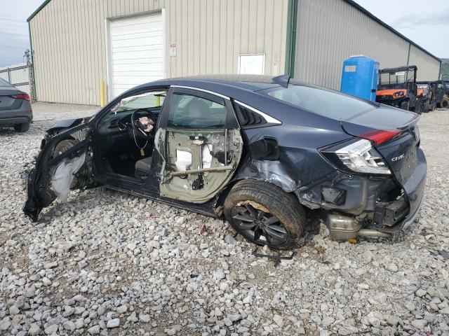 2HGFC1F76KH650902 - 2019 HONDA CIVIC EXL ლურჯი ფოტო 2