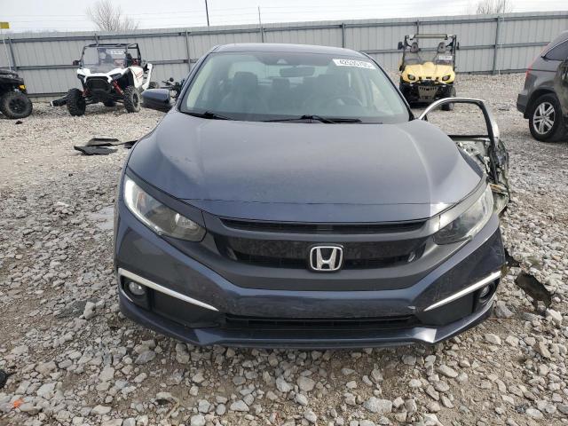 2HGFC1F76KH650902 - 2019 HONDA CIVIC EXL ლურჯი ფოტო 5