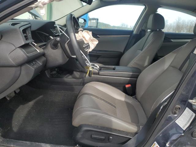 2HGFC1F76KH650902 - 2019 HONDA CIVIC EXL ლურჯი ფოტო 7