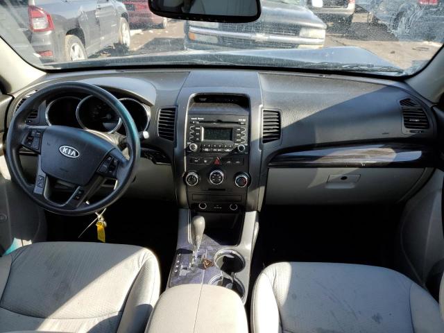 5XYKT4A10CG240288 - 2012 KIA SORENTO BASE BLUE photo 8