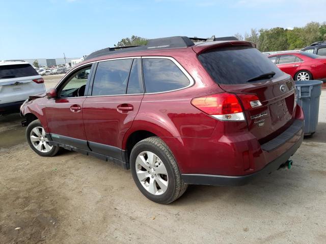 4S4BRELC0B2350572 - 2011 SUBARU OUTBACK 3.6R LIMITED MAROON photo 2