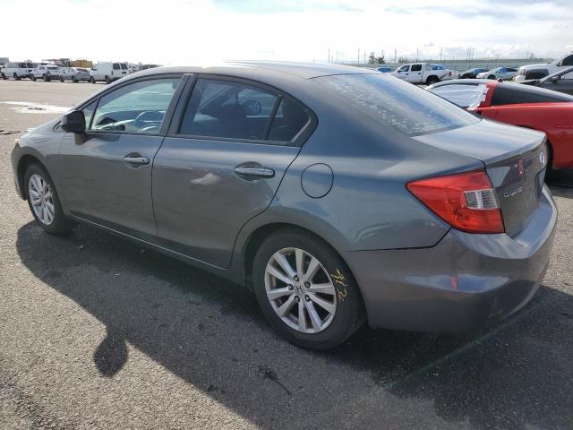 19XFB2F94CE380638 - 2012 HONDA CIVIC EXL გრაფიტი ფოტო 2