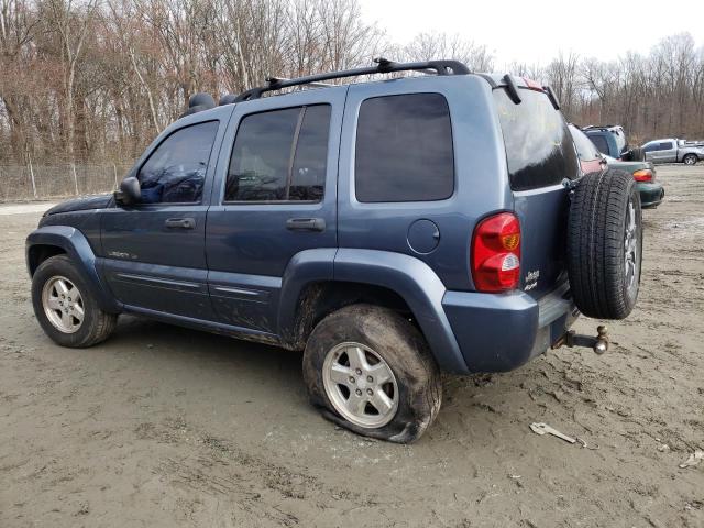 1J4GL58K42W284087 - 2002 JEEP LIBERTY LIMITED BLUE photo 2