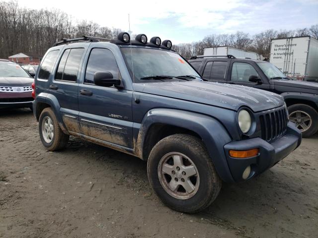 1J4GL58K42W284087 - 2002 JEEP LIBERTY LIMITED BLUE photo 4