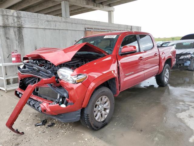 3TMAZ5CN8KM108865 - 2019 TOYOTA TACOMA DOUBLE CAB RED photo 1