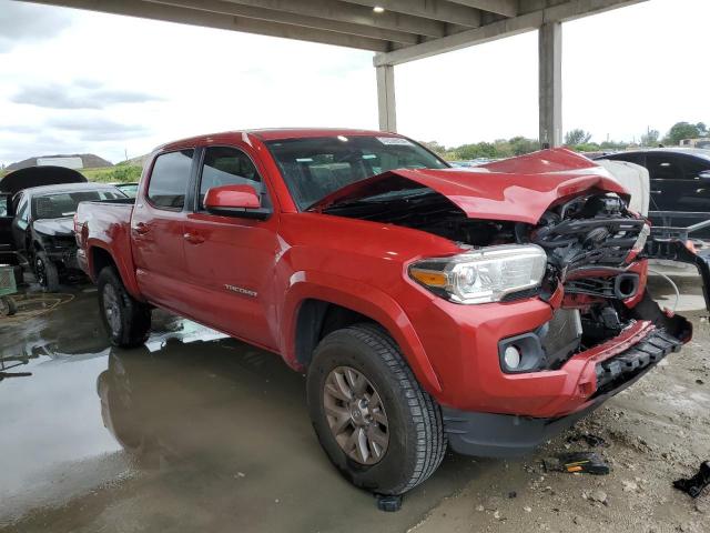 3TMAZ5CN8KM108865 - 2019 TOYOTA TACOMA DOUBLE CAB RED photo 4