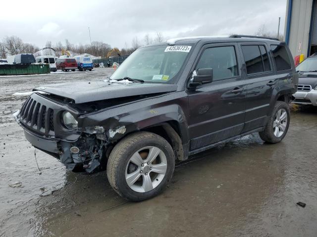 1C4NJRFB2HD124615 - 2017 JEEP PATRIOT LATITUDE GRAY photo 1