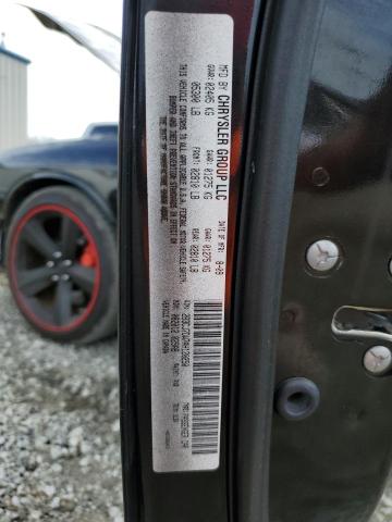 2B3CJ7DW7AH120250 - 2010 DODGE CHALLENGER SRT-8 黑色 照片 12