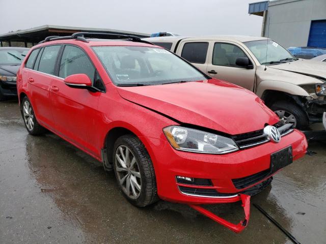 3VWC17AUXFM508354 - 2015 VOLKSWAGEN GOLF SPORT RED photo 4