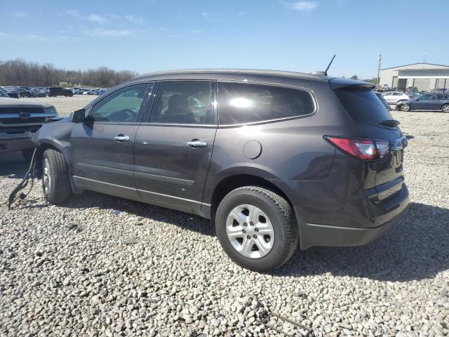 1GNKRFED7GJ154679 - 2016 CHEVROLET TRAVERSE LS BLACK photo 2